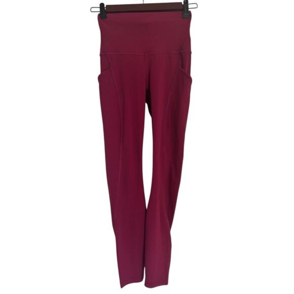 Lululemon High Rise Pocket Leggings Red Size XS Women's Activewear